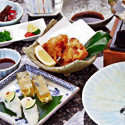 本町の寿司料理「谷ふじ」のふぐコース料理